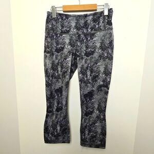 Patagonia Centred Marbled Cropped Leggings, Sz S